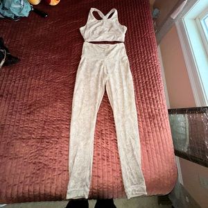 Max Studio Snakeskin and Animal Print Workout Set